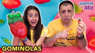 GOMINOLAS GRANDES vs pequeñas. GOMITAS Gigantes y Ricas!!