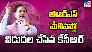 బీఆర్ఎస్ మేనిఫెస్టో విడుదల చేసిన కేసీఆర్ | CM KCR Released BRS Manifesto 2023 | TS Politics - TV9