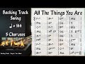 All The Things You Are (144 BPM), Backing Track