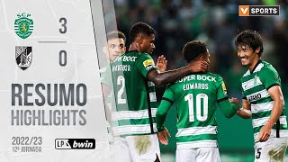 Highlights | Resumo: Sporting 3-0 Vitória SC (Liga 22/23 #12)