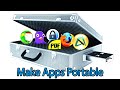 How to Make Apps Portable - RUN APPS FROM USB DRIVE / Windows Tutorial Guide
