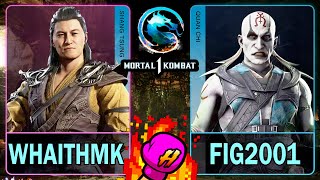 MK1 WraithMK (SHANG  TSUNG) VS Fig2001 (QUAN CHI)🥊Mortal Kombat 1🥊4K 60ᶠᵖˢ