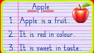 10 Lines on Apple in English | Essay on Apple | Essay on Apple in English | 10 Lines Essay on Apple