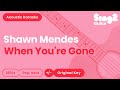 Shawn Mendes - When You're Gone (Karaoke Acoustic)