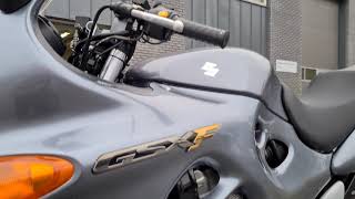 2004 Suzuki GSX 750F Katana cold engine start and walkaround