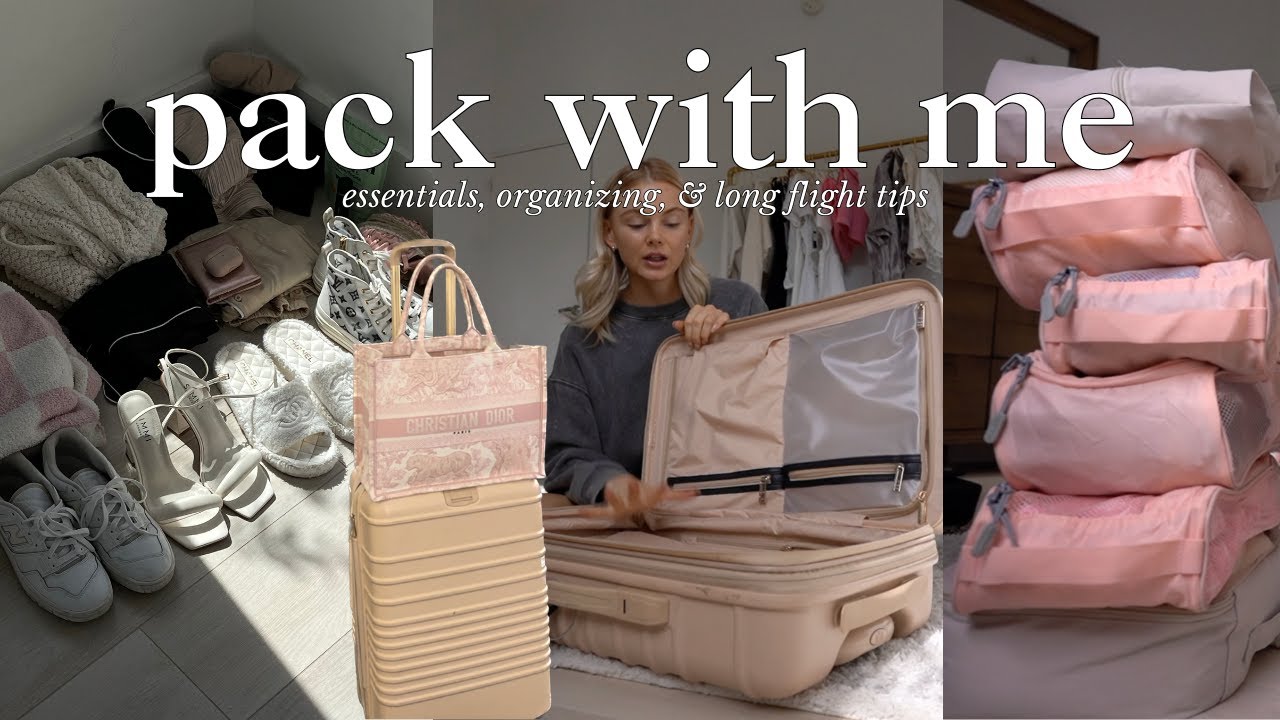 Pack With Me пёџ My Travel Essentials Long Flight Tips Packing