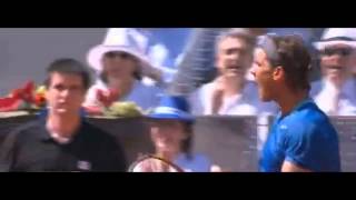 Nadal Hot shot vs Berdych - Madrid 2014