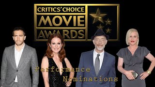 Critics’ Choice Awards Best Actor Categories And Nominations – AMC Movie News