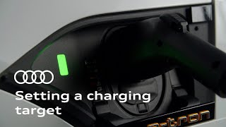 How to set a charging target