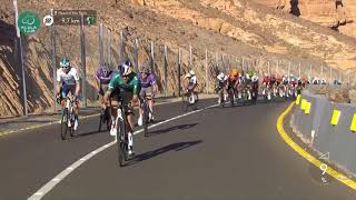 AlUla Tour 2025 - Stage 4 final kilometers... on the steepest climb of the season !