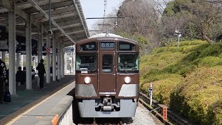 【西武鉄道創立110周年記念】西武2000系 2069F(茶色塗装)が狭山線ピストンに！ 各停西所沢行 西武球場前にて　2023年3月5日