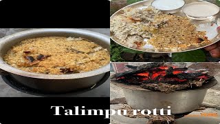 Talimpu Rotti |Andhra special |On Charcoal stove| కుంపటి మీద వేసిన తాలింపు రొట్టె |Healtholic