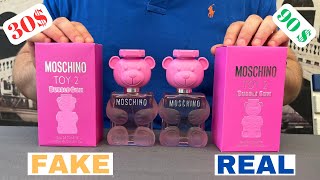 Fake vs Real Moschino Toy 2 Bubble Gum Perfume