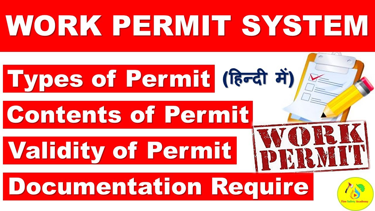 Work Permit System In Hindi | Permit To Work System | Types Of Work ...