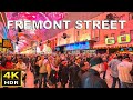 [4K HDR] Fremont Street Las Vegas Walking Tour | Feb 2024