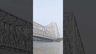 Howrah Bridge is the largest pillarless bridge in earth 🌉😱 #shorts #howrahbridge #youtubeshorts