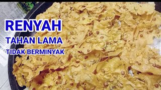 Rahasia peyek kacang super renyah, tahan lama, dan tidak berminyak