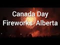 Canada Day fireworks 2024/In Edmonton /Canada fireworks show night Alberta