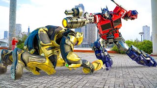 Destaques da Optimus: Optimus vs Thanos War - A Batalha Final - 4K ULTRA HD VFX de Ação