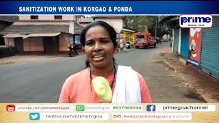 SANITIZATION WORK IN KORGAO \u0026 PONDA