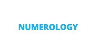Numerology Chapter 1 Introduction by Numerios
