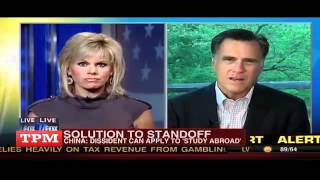 Romney Responds To Jobs, Grenell, Chen