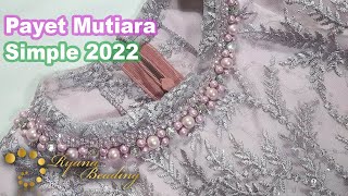 Payet Mutiara pada leher simple 2022 | RyAna Beading