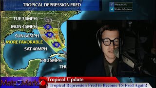 Tropical Depression Fred, Invest 95L Next Name Storm? Heat, Severe Weather Thu & Friday, Aug 11, 21