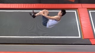 6 steps to front flip - trampoline tutorial