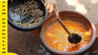 Dried anchovies curry | Kozhuva Curry |  ഉണക്കനെത്തോലിക്കറി | Village Food | Team Entekollam