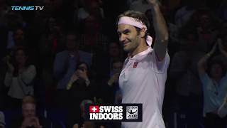 Federer downs Struff; Zverev, Tsitsipas Win | Basel 2018 Highlights Day 4
