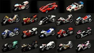 仮面ライダー ドライブ ガシャポンシフトカープレミアム シグナルレジェンドバイクセット コンプリートBOX フルスロットル Rider Drive Signal Legend bike