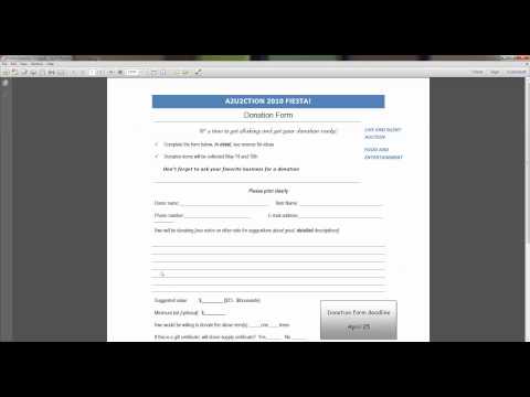 How to Fill in PDF Forms How to Fill in PDF Forms