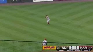 Curve's Luplow makes impressive catch, throw