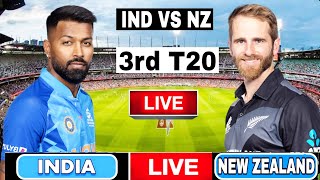 🔴Live:  IND vs NZ | India vs new zealand 3rdt20 live streaming  | live  match today #indvsnzlive