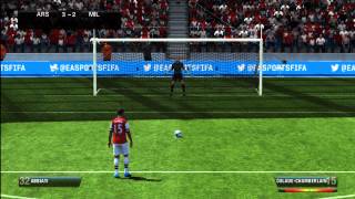 Fifa 13 Demo - Amazing  Penalties - Arsenal vs AC Milan
