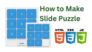 Build a Slide Puzzle Game using HTML, CSS, and JavaScript - Full Tutorial