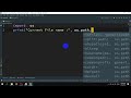 How to get path and name of a file that is currently executing in Python