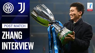INTER 2-1 JUVENTUS | STEVEN ZHANG INTERVIEW: "Reaping the benefits of our work" [SUB ITA] 🎙️⚫🔵