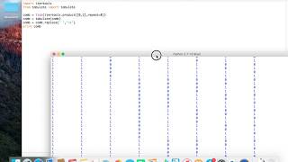 Generate combinations using Python