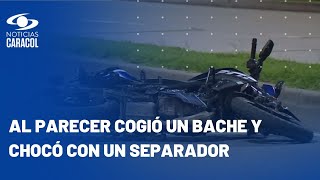 Trágico accidente en Bogotá deja un motociclista muerto en avenida Américas