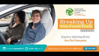 Electric Vehicles (EVs) Are For Everyone | Webinar #CECSB