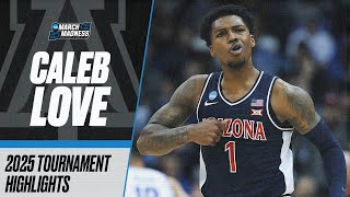 Caleb Love 2025 NCAA tournament highlights