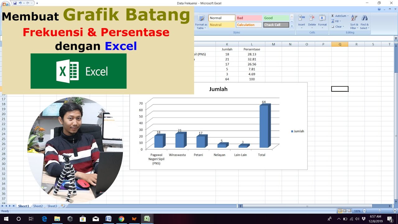 Cara Bikin Persentase Di Excel - Excelio