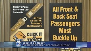 National 'Click It or Ticket' campaign kicks off