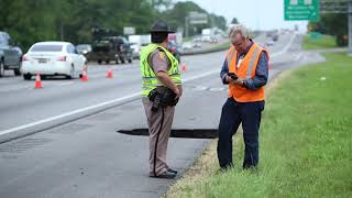 Sinkholes Open Near I-75