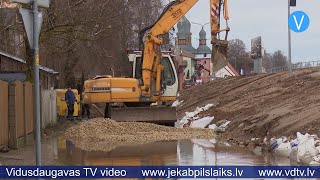 Daugavā krītas ūdens līmenis, tomēr bīstamība Jēkabpilī vēl pastāv