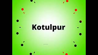 kotulpur Durga Puja 2022