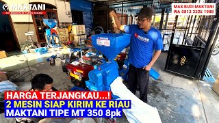 Harga Terjangkau! Mesin Giling Padi MAKTANI MT350 Jiangfa 8pk Tanpa Sekam hasil Beras Putih Bersih!