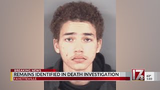Remains identified in Fayetteville death investigation